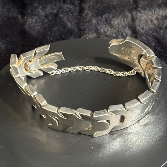 ❌Sold❌Antonio Pineda Vintage 970 Silver Bracelet see pictures and video - Picture 4 of 16
